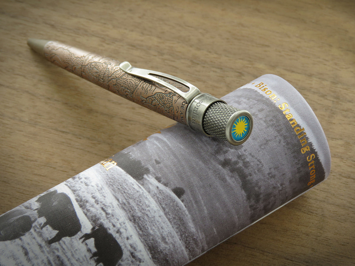 Retro 51 Smithsonian Collection Rollerball Pen - Bison Strong
