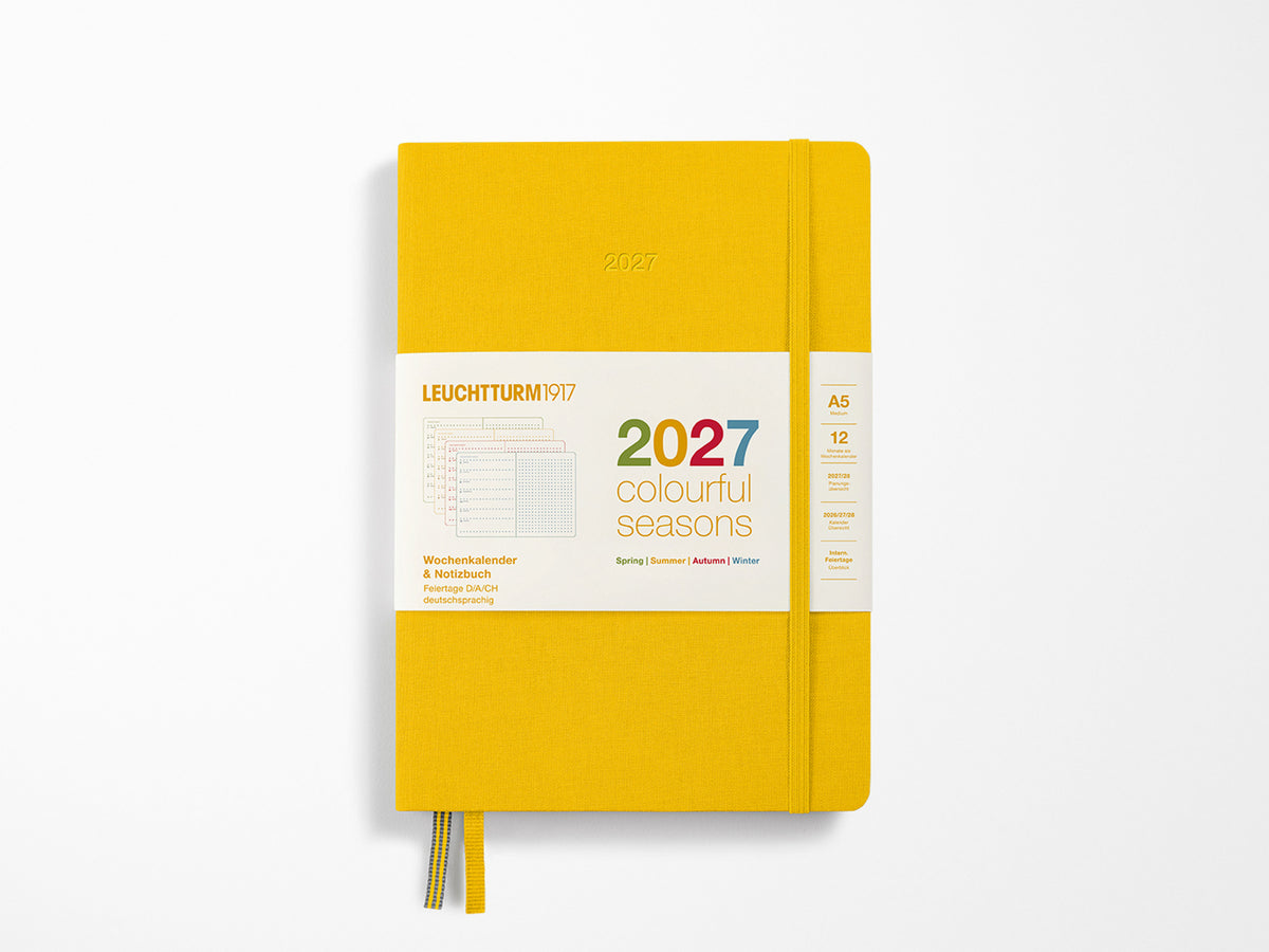 2027 Leuchtturm 1917 Weekly Planner & Notebook - Colorful Seasons