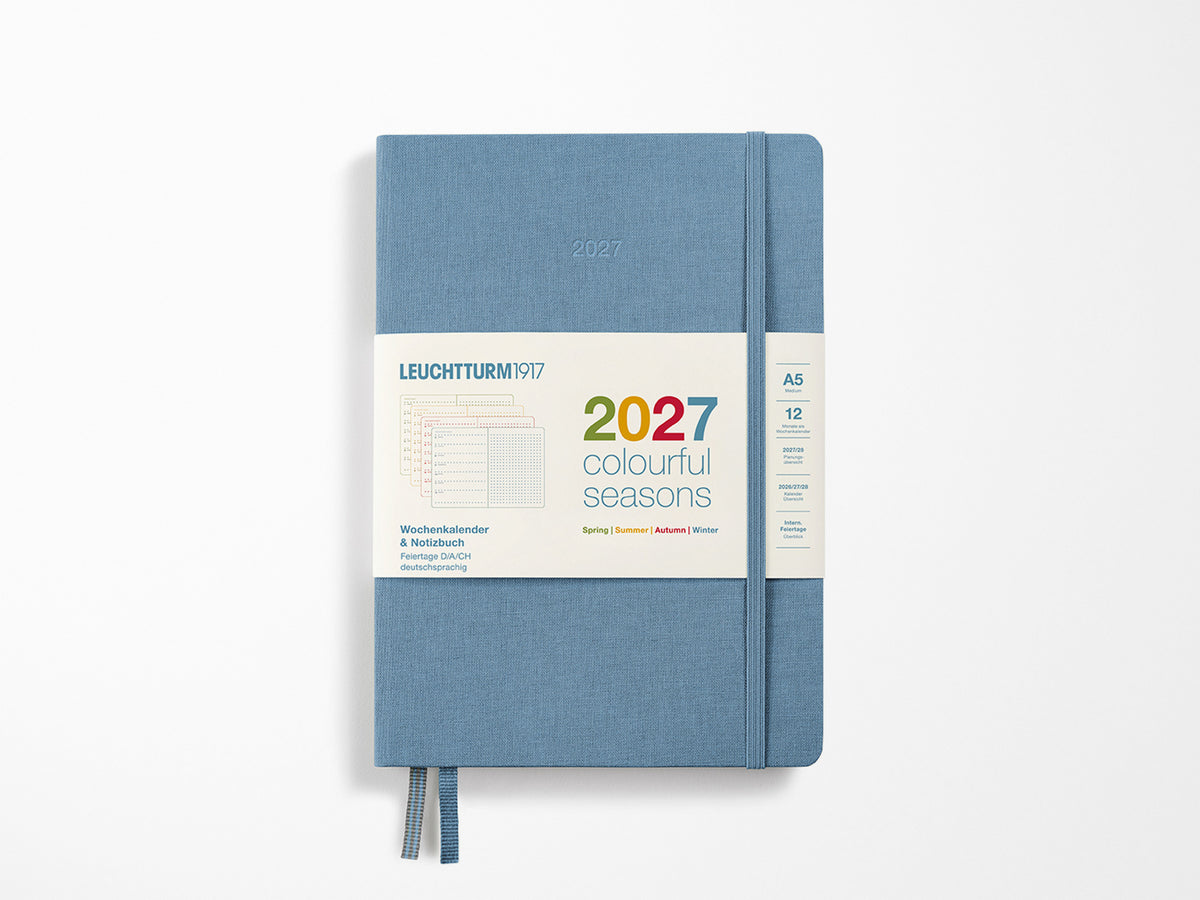 2027 Leuchtturm 1917 Weekly Planner & Notebook - Colorful Seasons