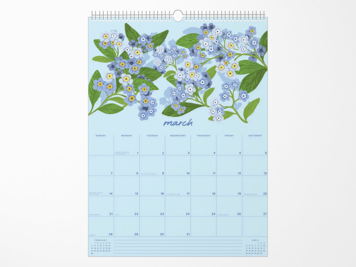 2027 Walk In The Garden Wall Calendar