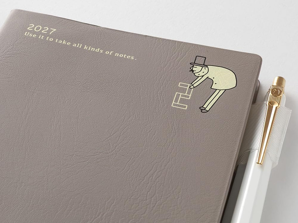 Midori Pocket Diary B6 Ojisan 2027