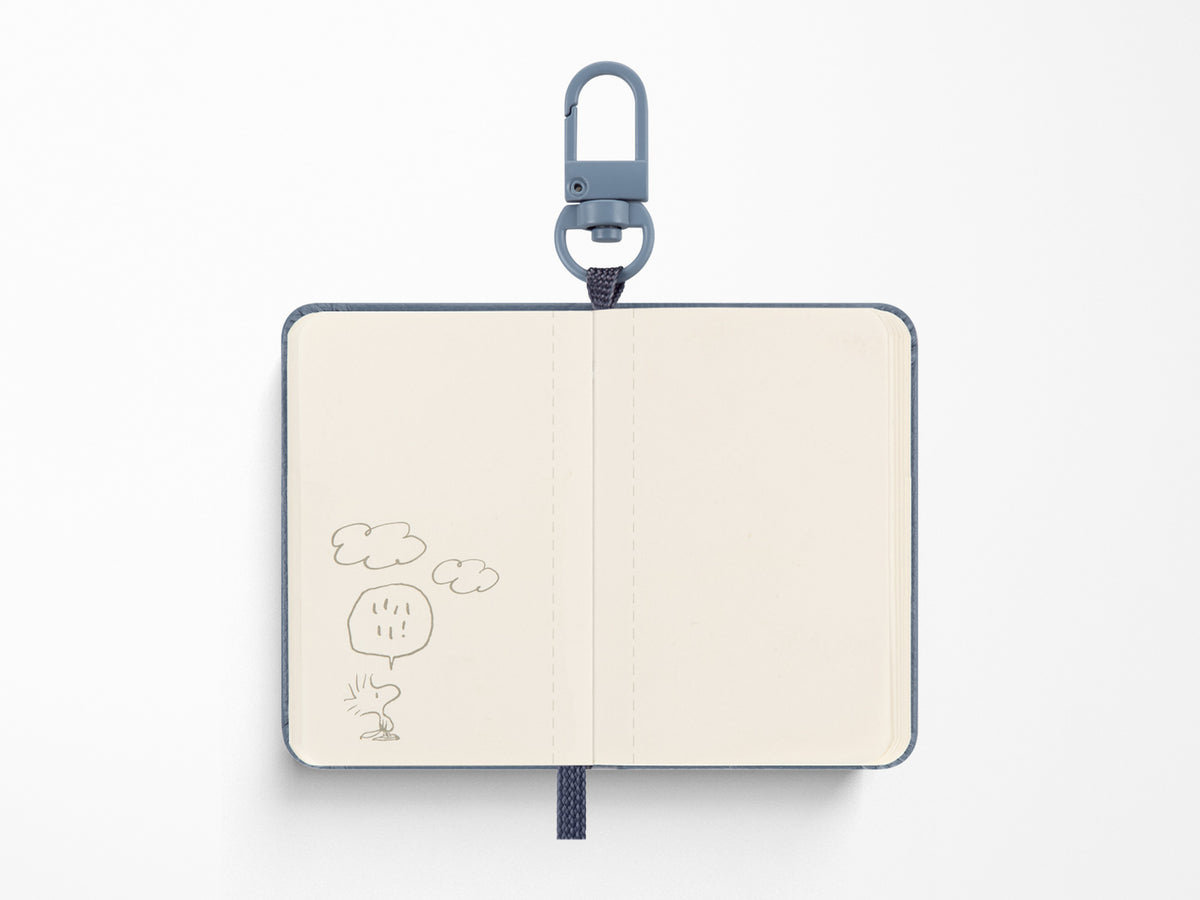 Moleskine x Peanuts Mini Charm Notebook Featuring Woodstock