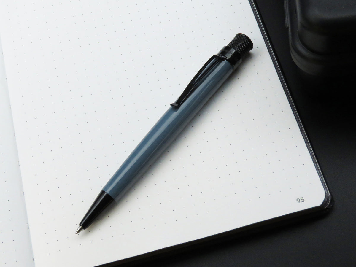 Retro 51 Tornado Rollerball Pen - Stealth Lacquer Slate Blue