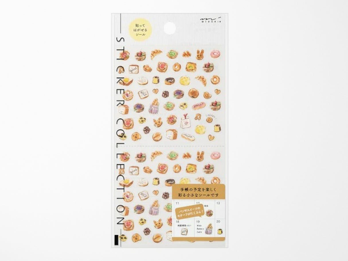 Midori Planner Stickers - Bread