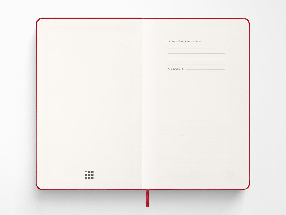 Moleskine 2027 Daily Planner - Scarlet Red Hardcover