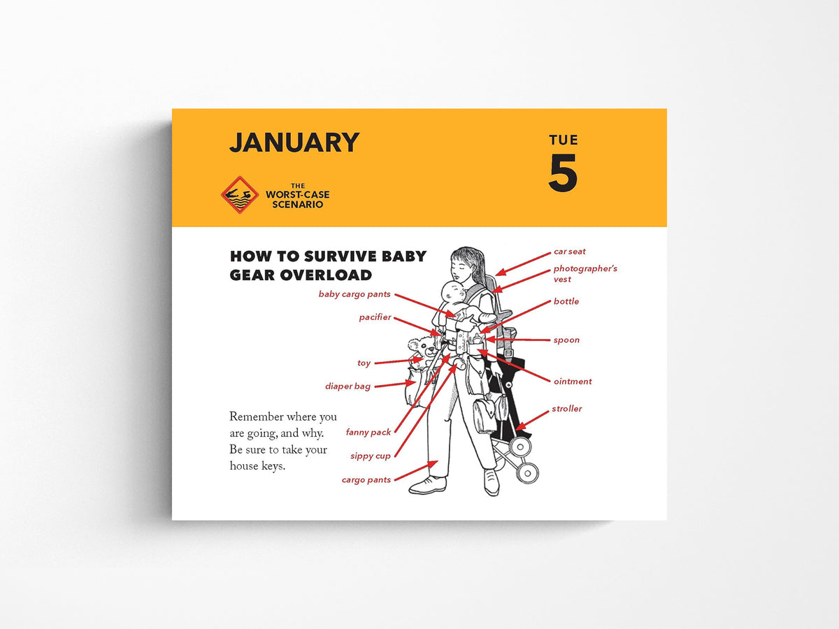 The Worst Case Scenario 2027 Daily Survival Calendar