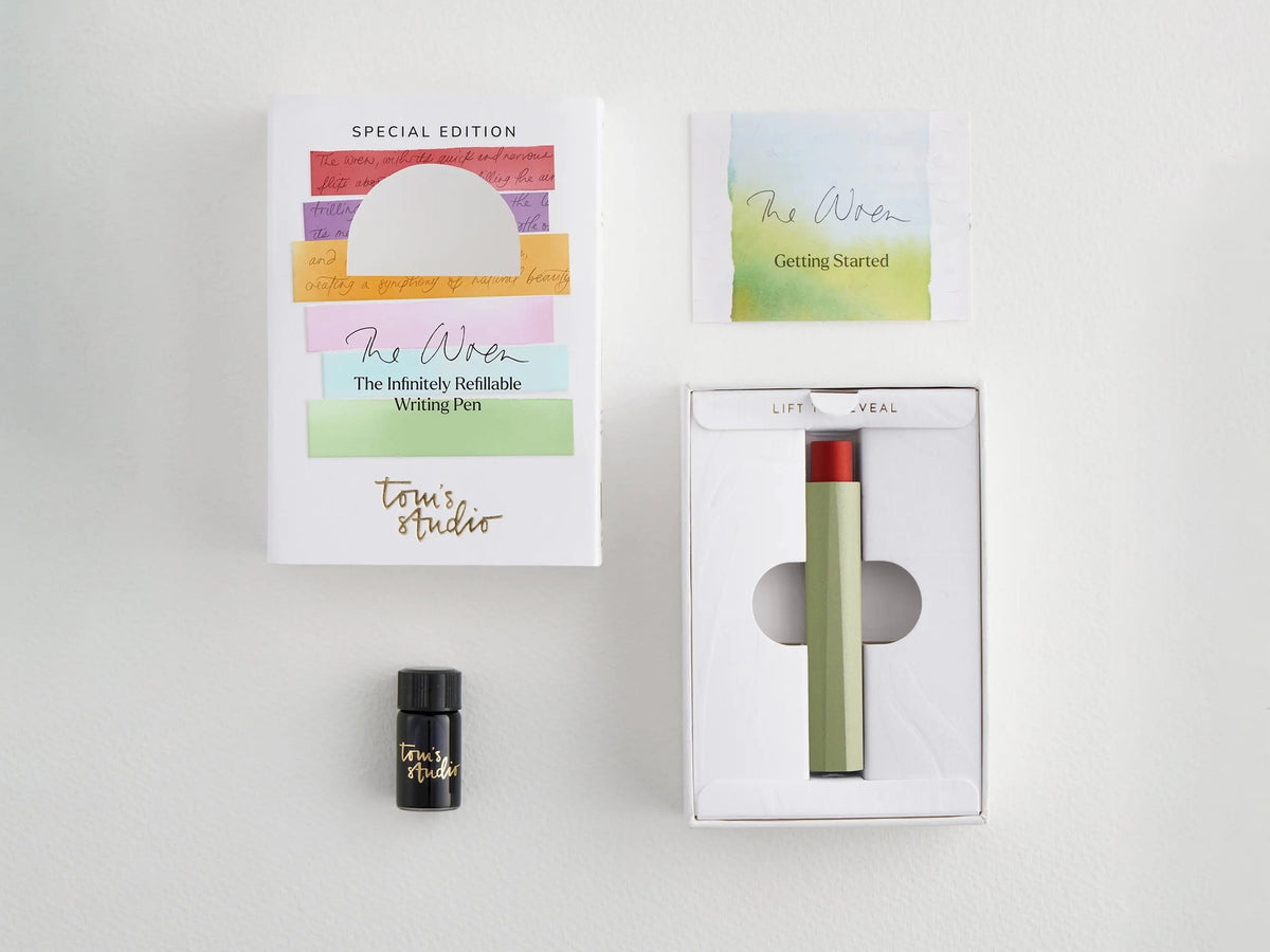 Tom's Studio The Wren - Color Block Refillable Writing Pen