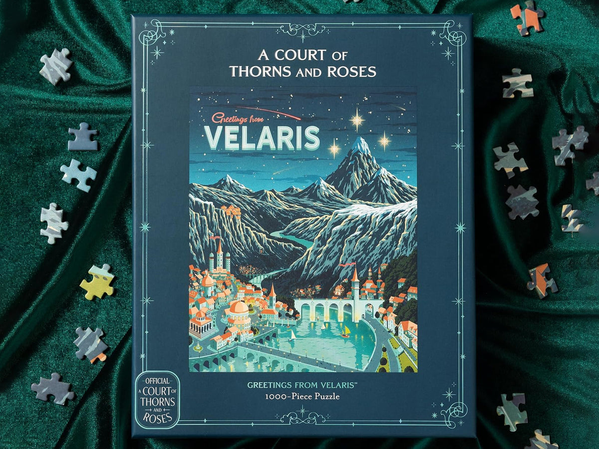 A Court of Thorns and Roses Official Greetings from Velaris 1000-Piece Puzzle
