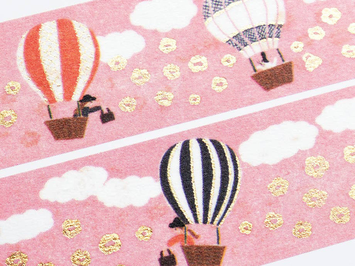 Balloon Journey Gold Foil Washi Tape