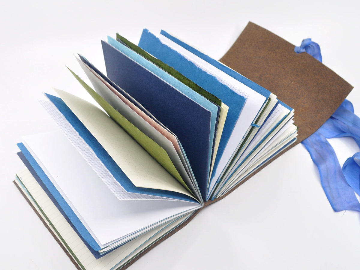 Between The Waves One of a Kind Leather Journal
