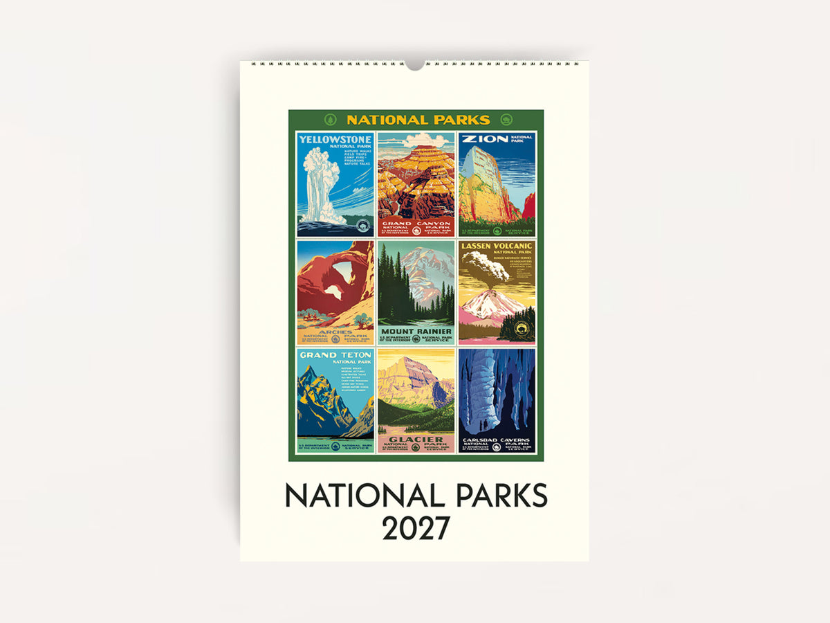 Cavallini 2027 WALL Calendar - National Parks