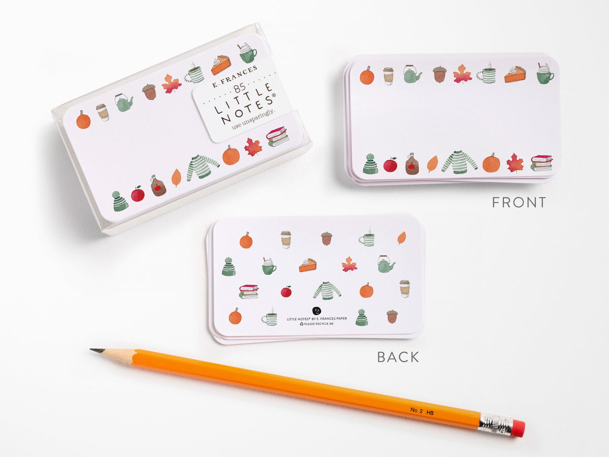 E. Frances Little Notes® - Crisp and Cozy