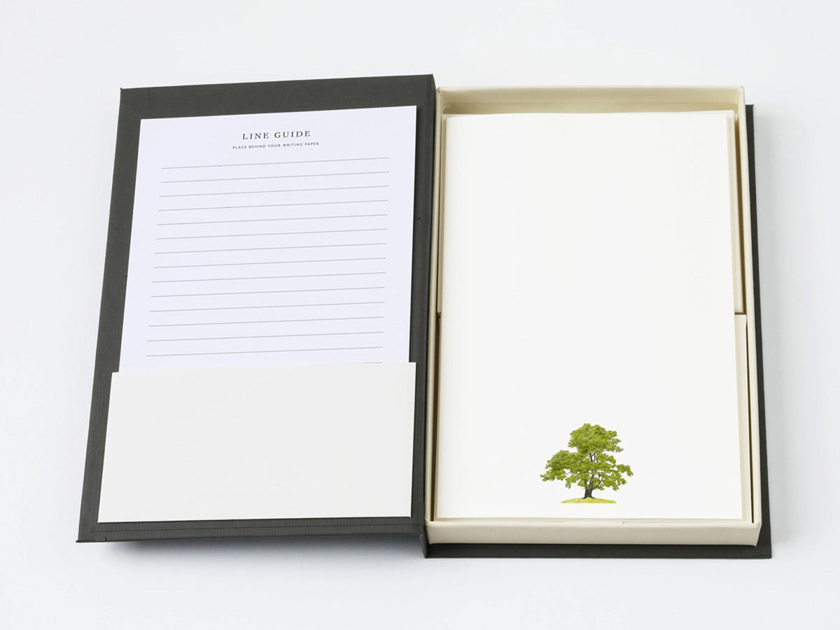 Emerald Oak - Letter Writing Paper - Oak Tree