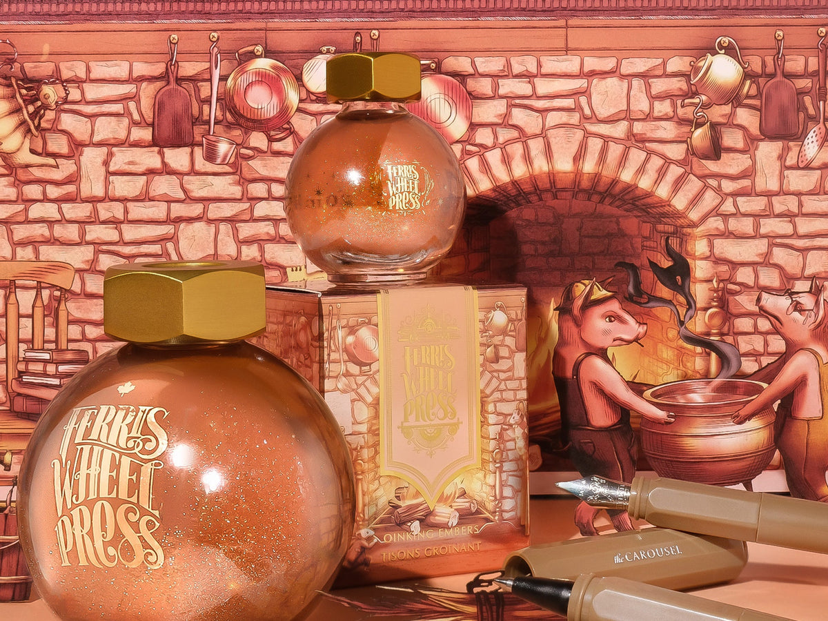 Ferritales Oinking Embers Fountain Pen Ink