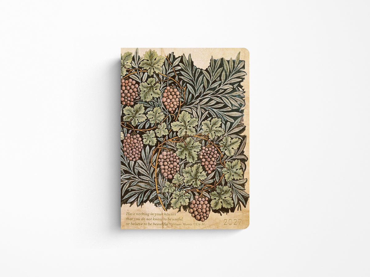 Hobonichi Techo A6 Hon 2027 - V&A Series: Vine (JAPANESE)