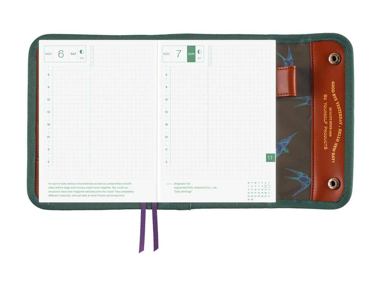 Hobonichi Techo A6 Original Cover - Hello New Day!
