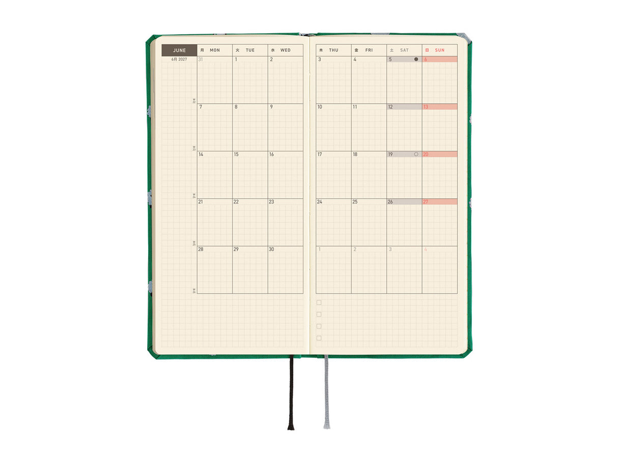 Hobonichi Techo Weeks 2027 - Bow & Tie: Sheep Sheep Sheep