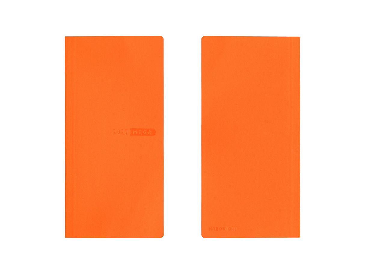 Hobonichi Techo Weeks Mega 2027 - Sneaker: Mandarin Orange