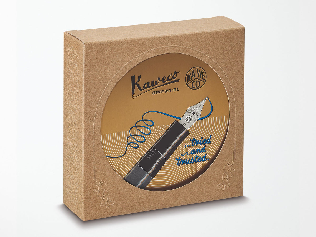 Kaweco AL Sport Piston Black and Gold Fountain Pen