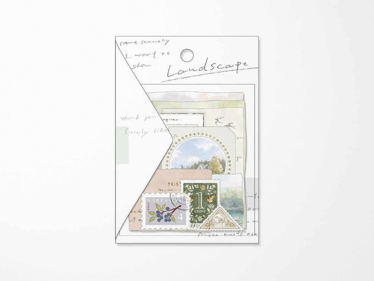 Landscape Flake Stickers - Dappled Sunlight