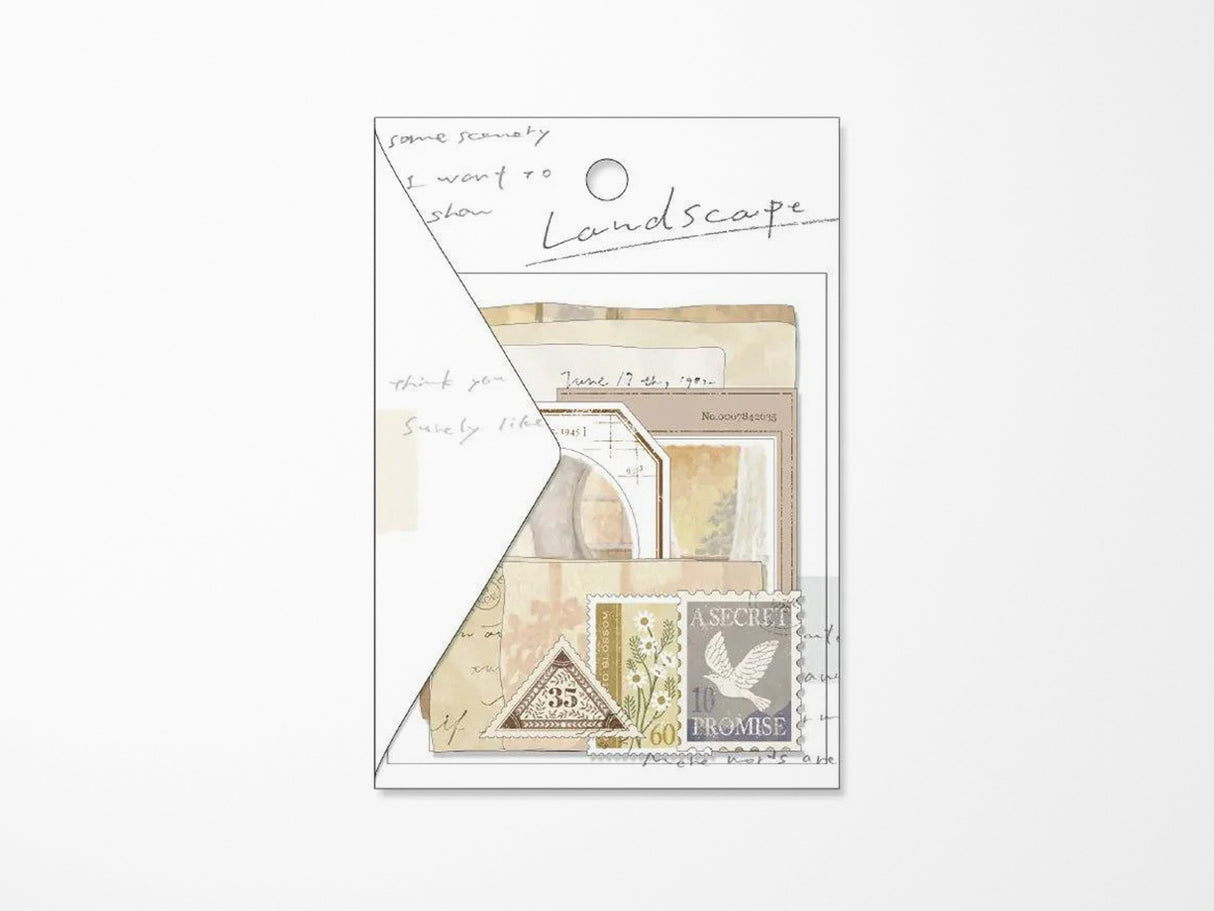 Landscape Flake Stickers - Twilight