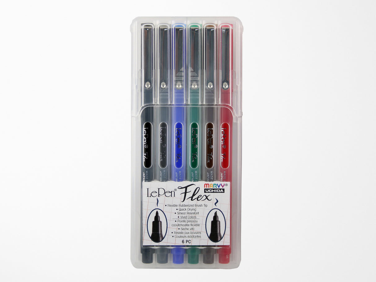Le Pen Primary Colors Flex - Set of 6 Pens