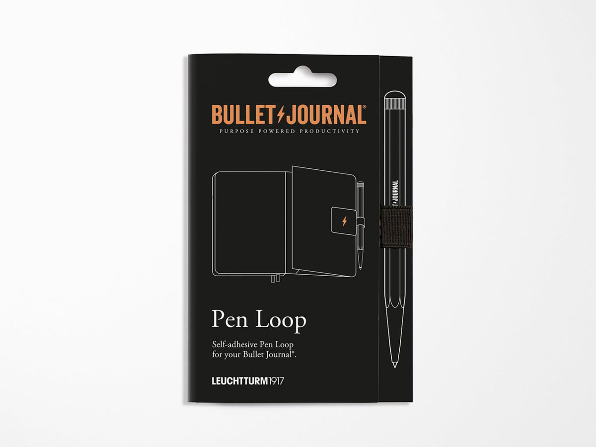 Leuchtturm 1917 Black Bullet Journal Pen Loop