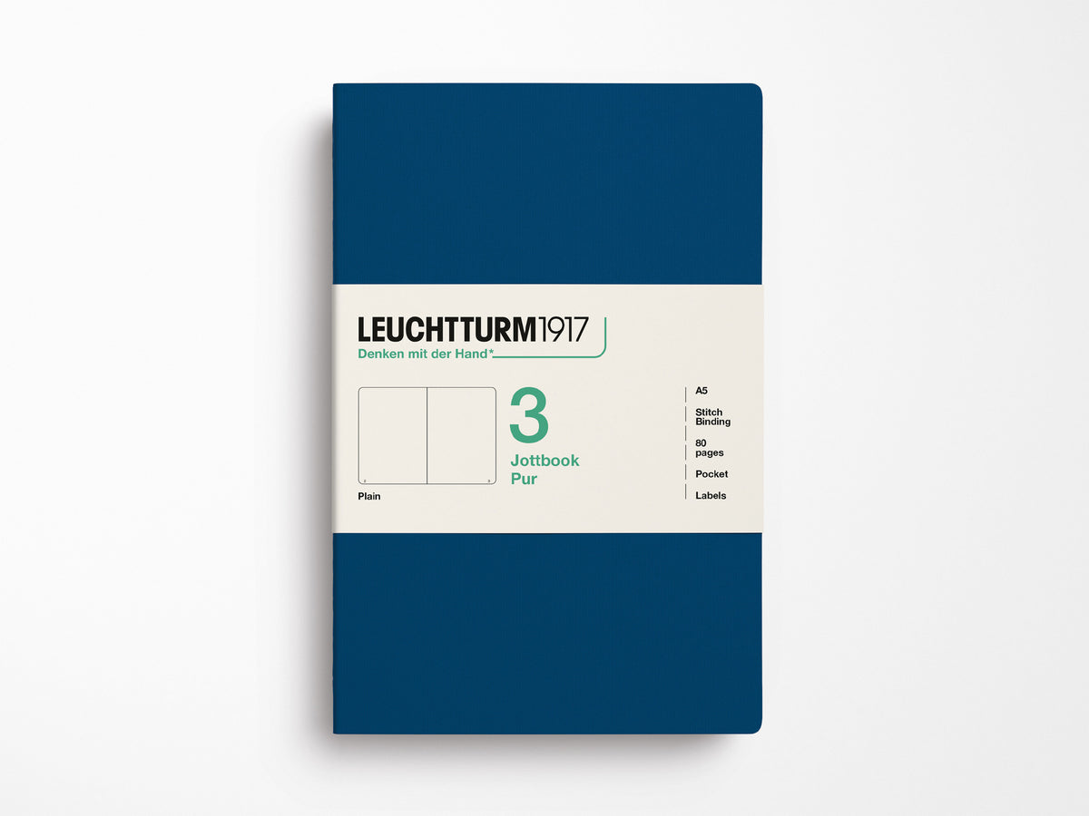 Leuchtturm 1917 Jottbook Pur Set of 3 - Indigo