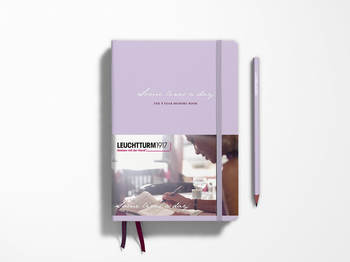 Leuchtturm 1917 Some Lines a Day - 5 Year Journal - Lilac