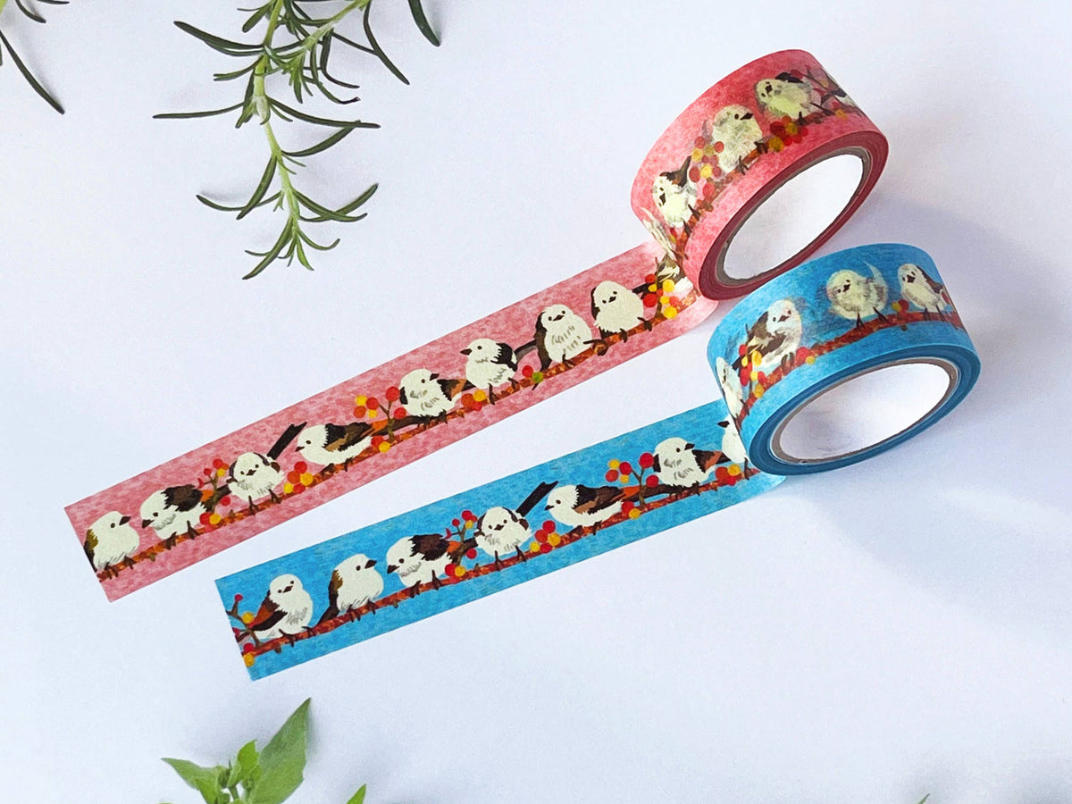 Long-Tailed Tit Washi Tape