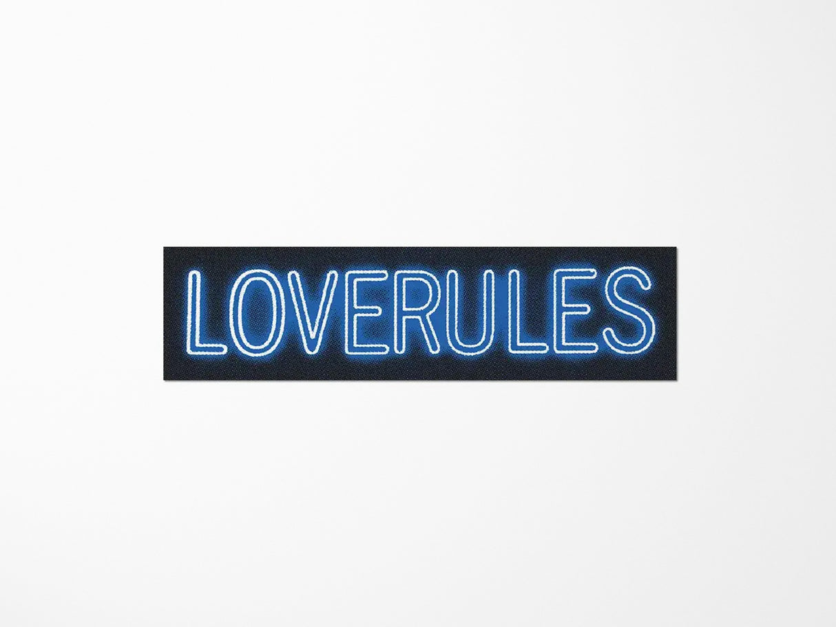 Loverules By Hank Willis Thomas Vinyl Sticker