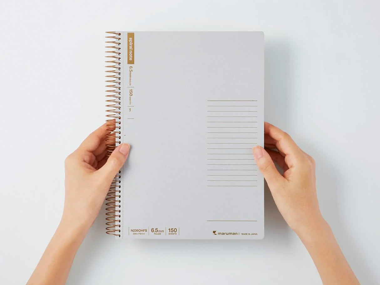 Maruman Spiral Notebook Basic - Grey