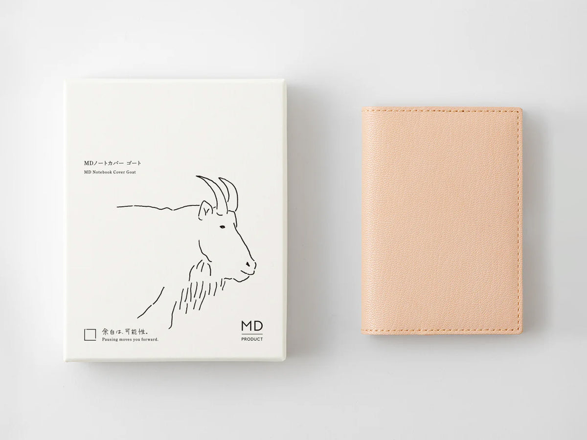 Midori MD Notebook A7 Goat Leather Cover