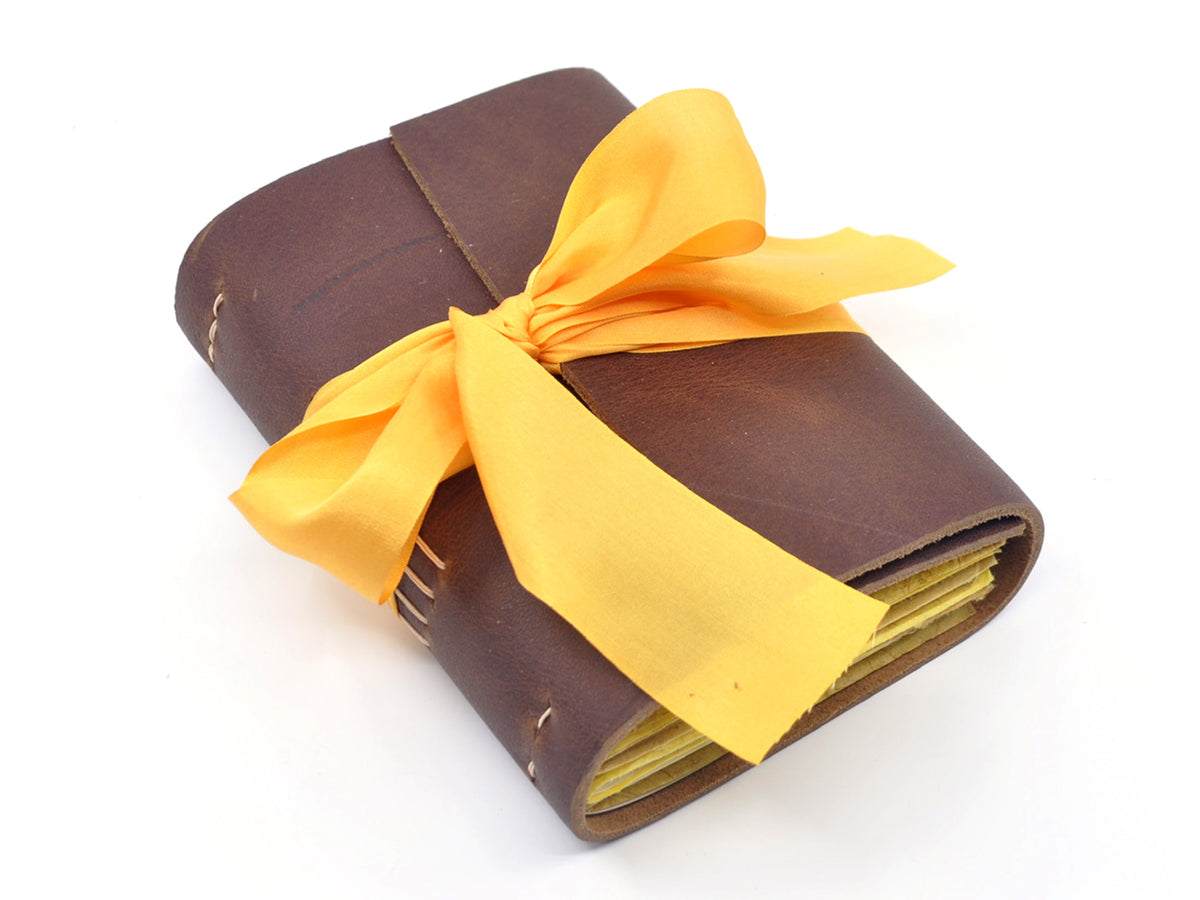 Mini One of a Kind Leather Journal - Assorted Colors