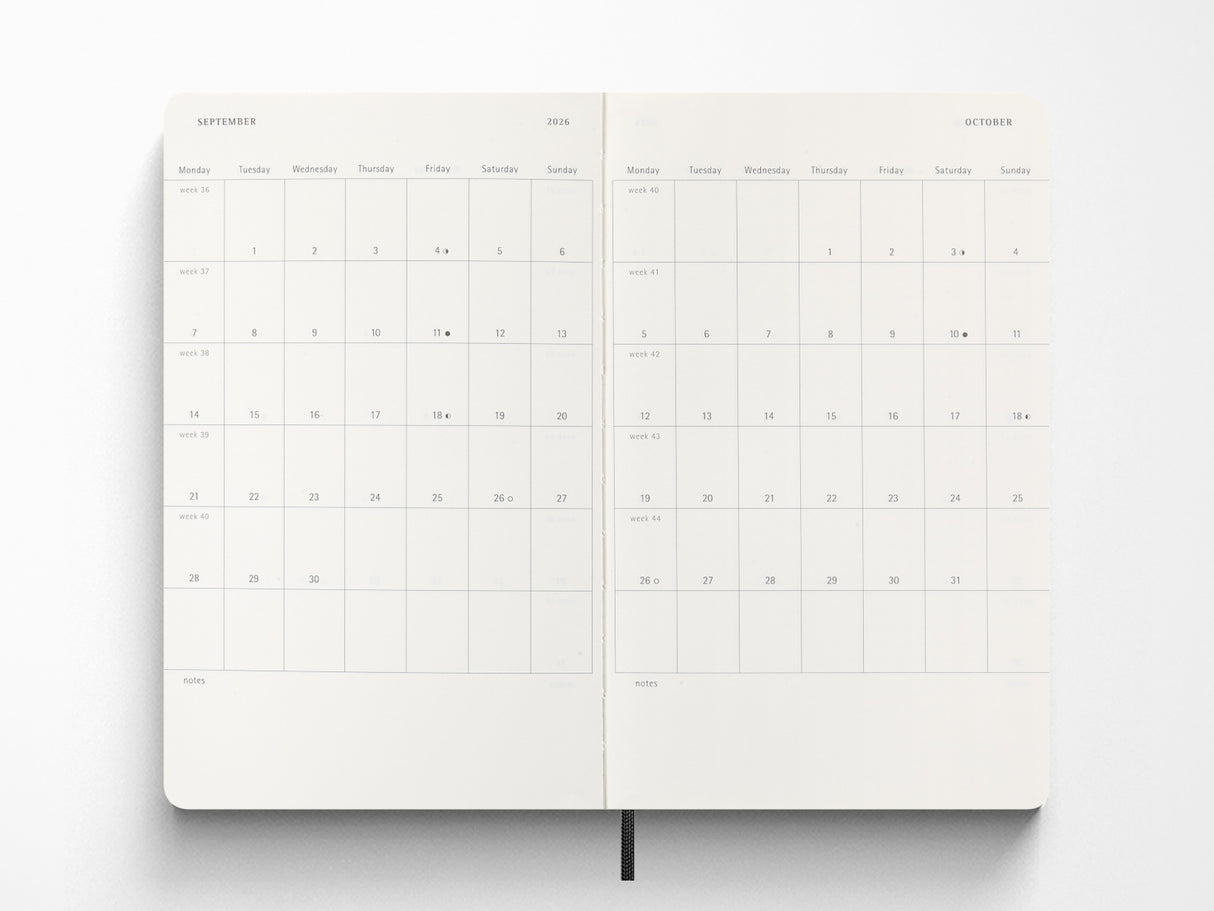 Moleskine 2027 Daily Planner - Black Soft Cover