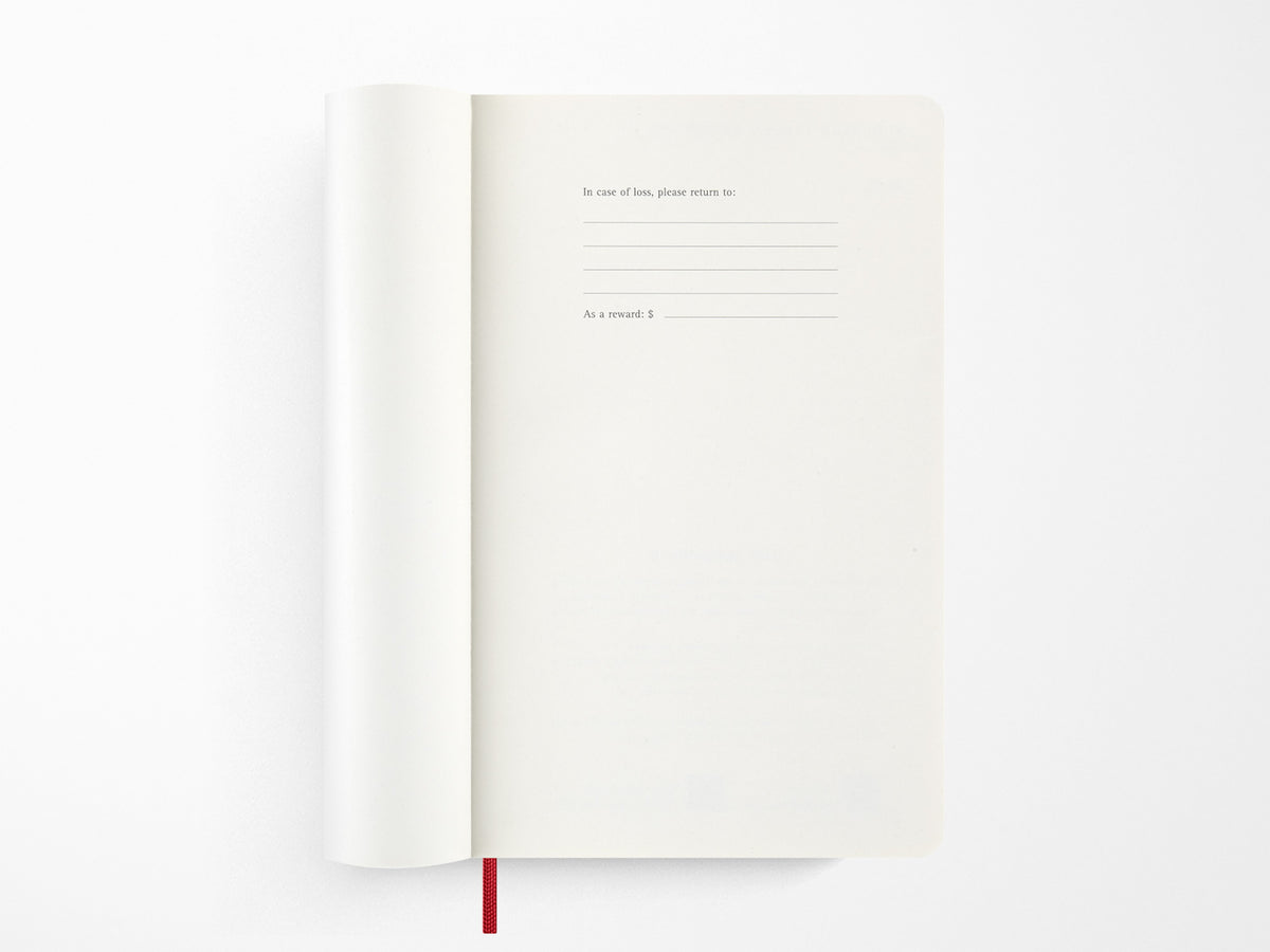 Moleskine 2027 Daily Planner - Scarlet Red Soft Cover