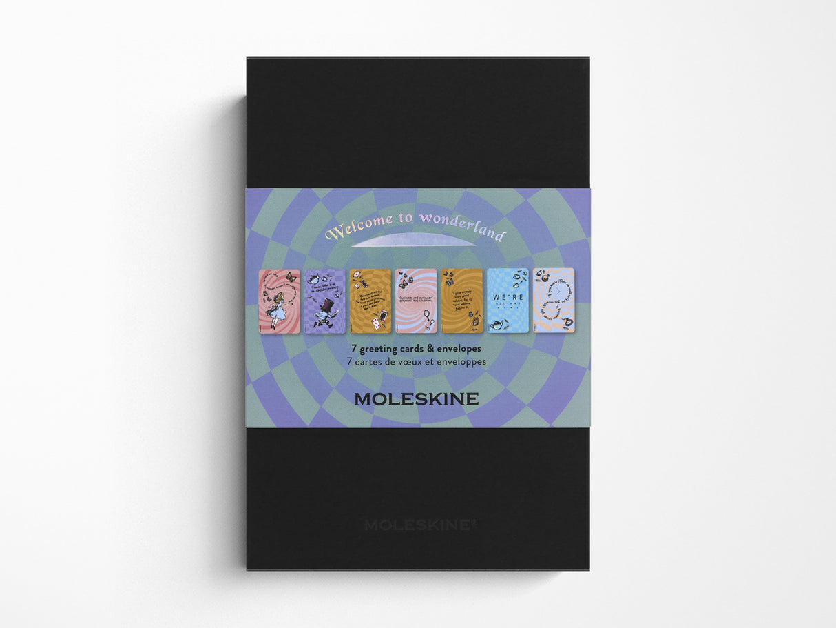 Moleskine Alice's Adventures in Wonderland Greeting Cards - Set of 7