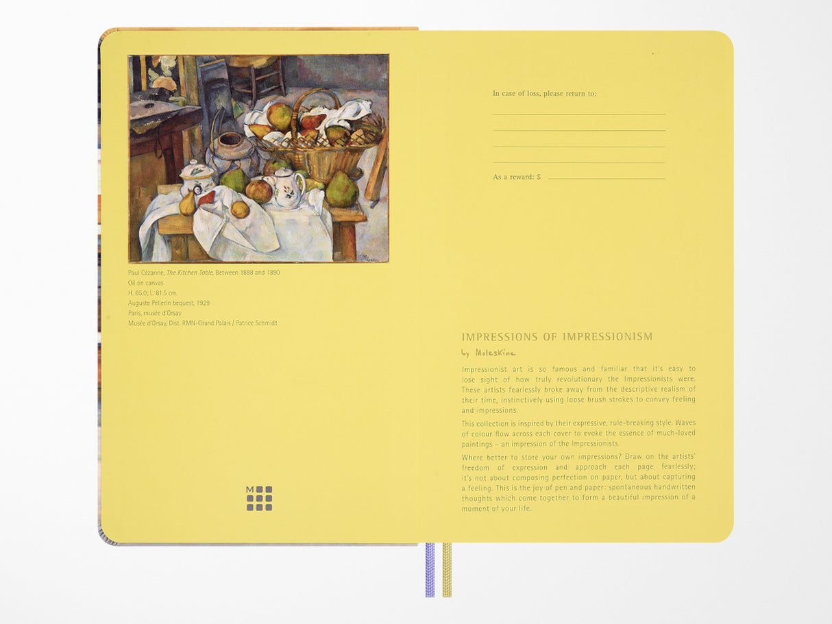 Moleskine Impressions of Impressionism Undated Planner