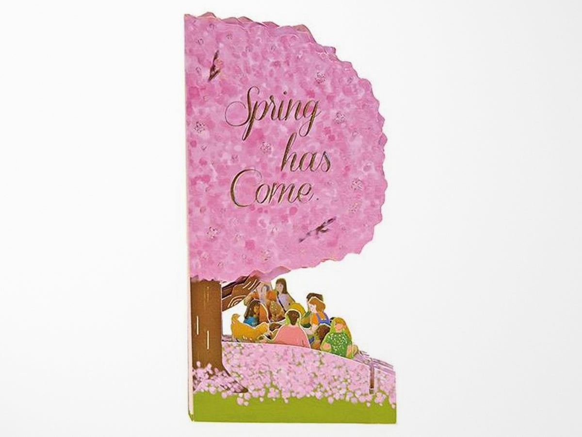 Ohanami Cherry Blossom Viewing Pop Up Greeting Card
