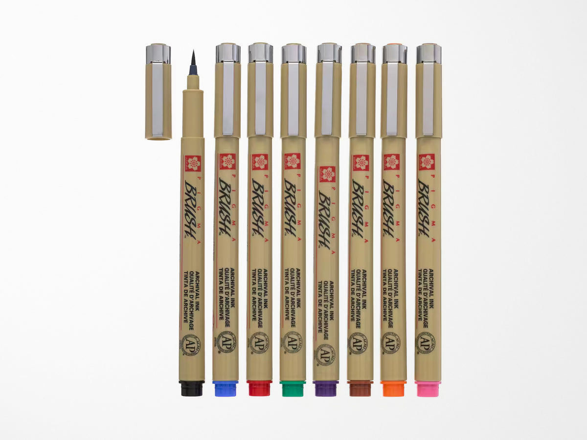 Pigma Sketch Brush Pens 8 Pack
