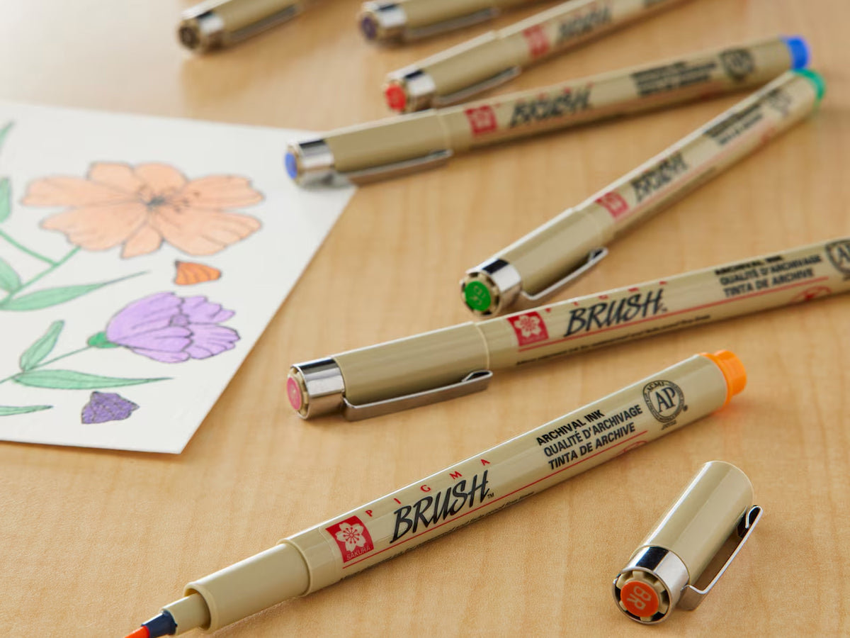 Pigma Sketch Brush Pens 8 Pack