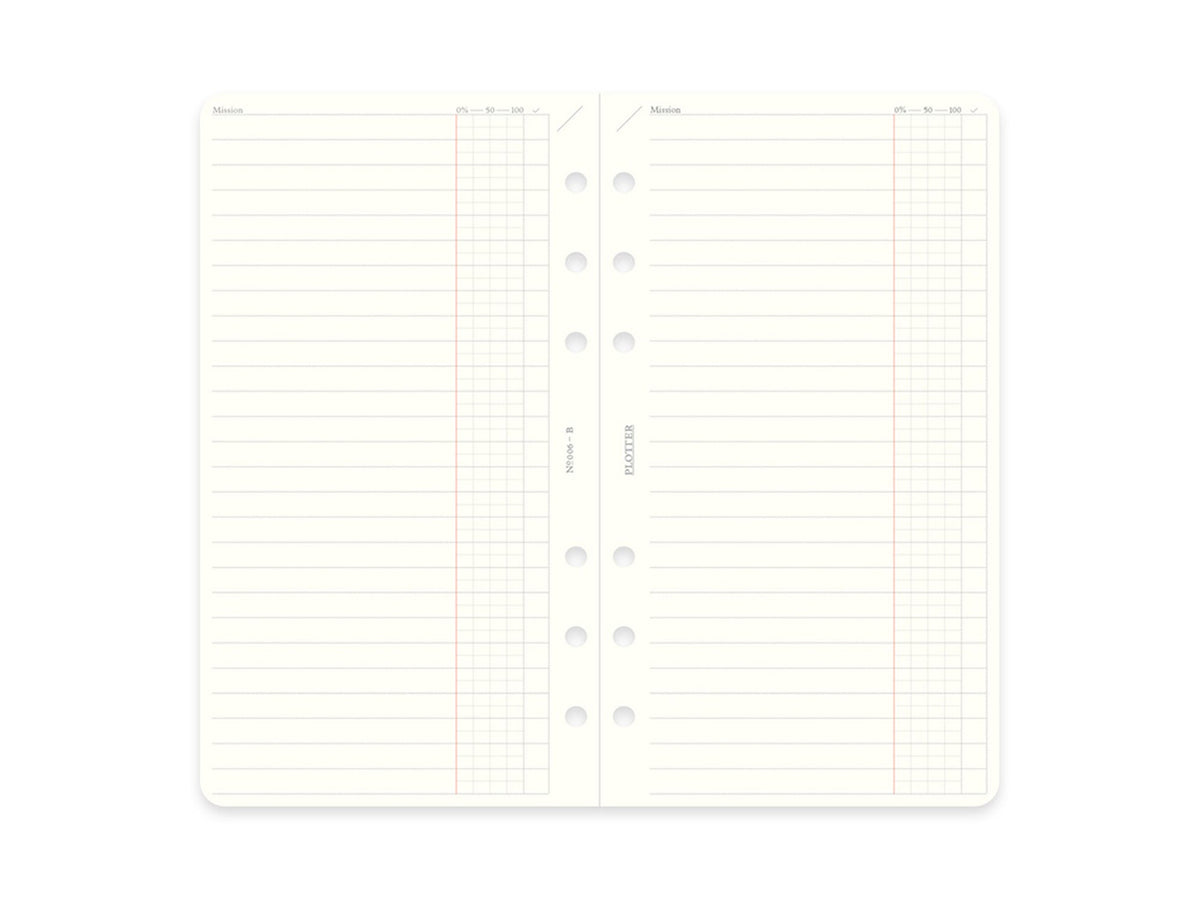 PLOTTER Refill Memo Pad To Do List - Bible Size
