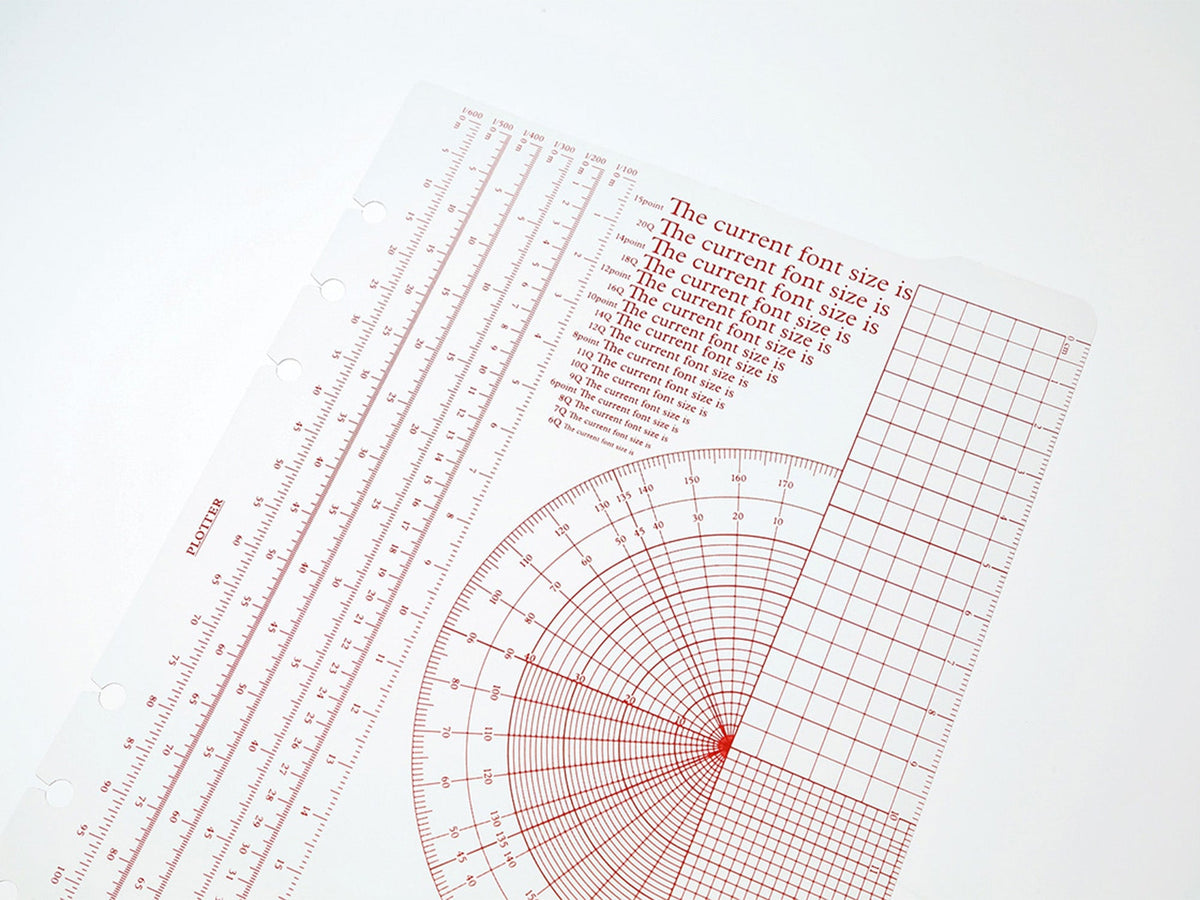 PLOTTER Ruler Pad - A5 Size