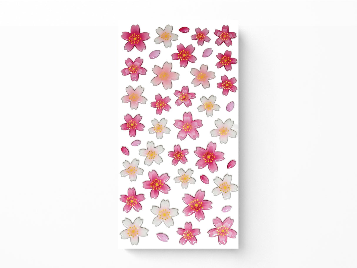 Puffy Sakura Sticker Sheet