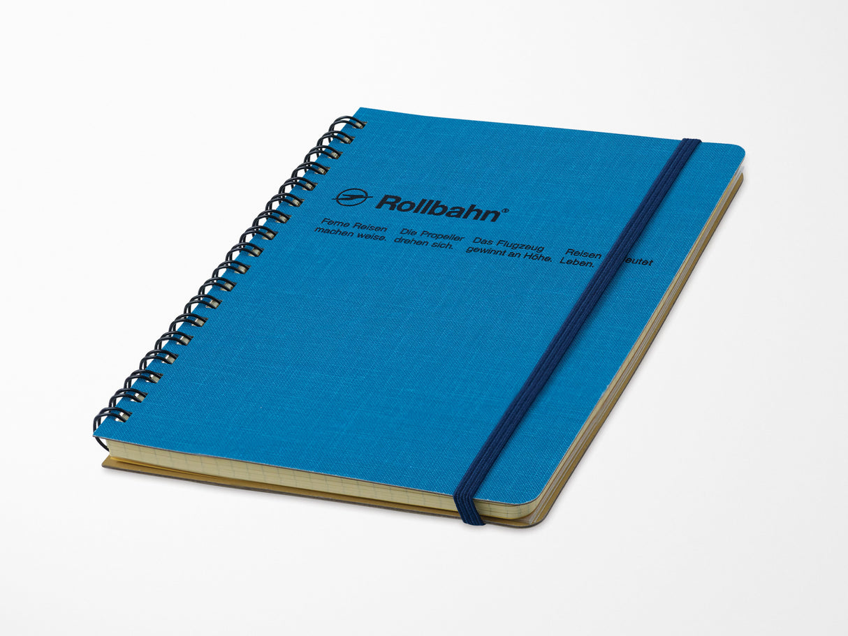Rollbahn Cap-Martin Spiral Notebook Blue