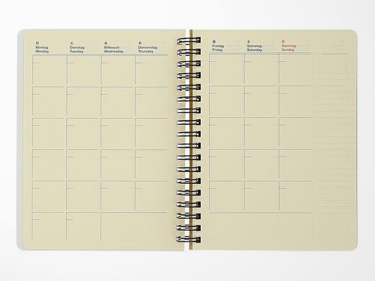 Rollbahn Free Diary 365 - Yellow
