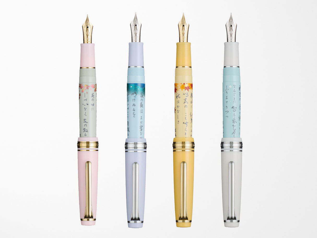 Sailor Pro Gear Slim Fountain Pen - Seasonal Waka Poetry - Autumn