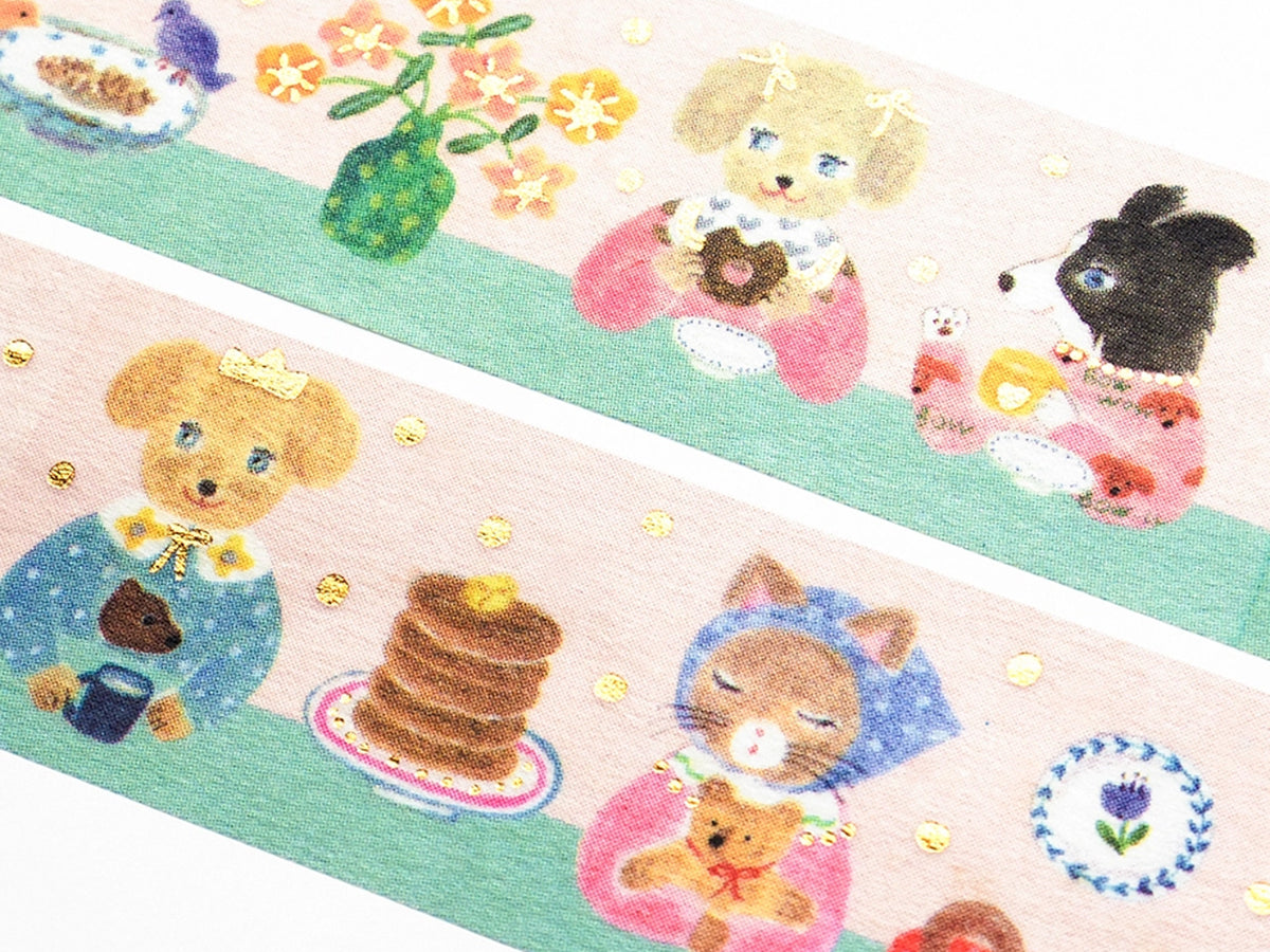 Snack Time Gold Foil Washi Tape