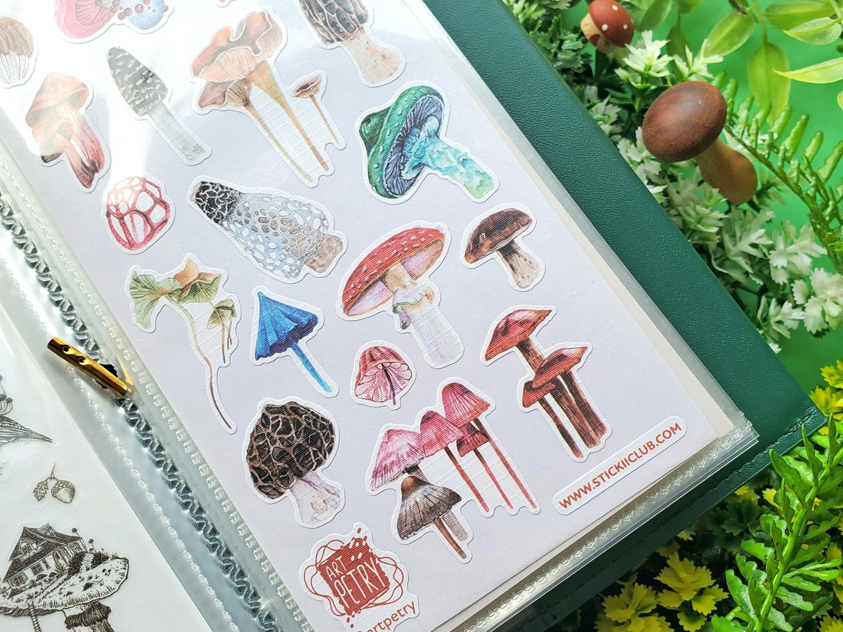 Sticker Sheets Organizer β Woodland Frog