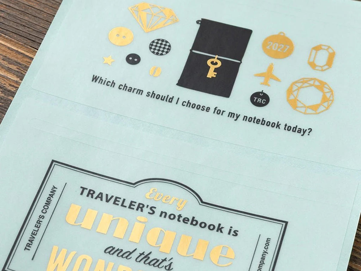 TRAVELER'S Notebook 2027 Customized Sticker Set For Diary